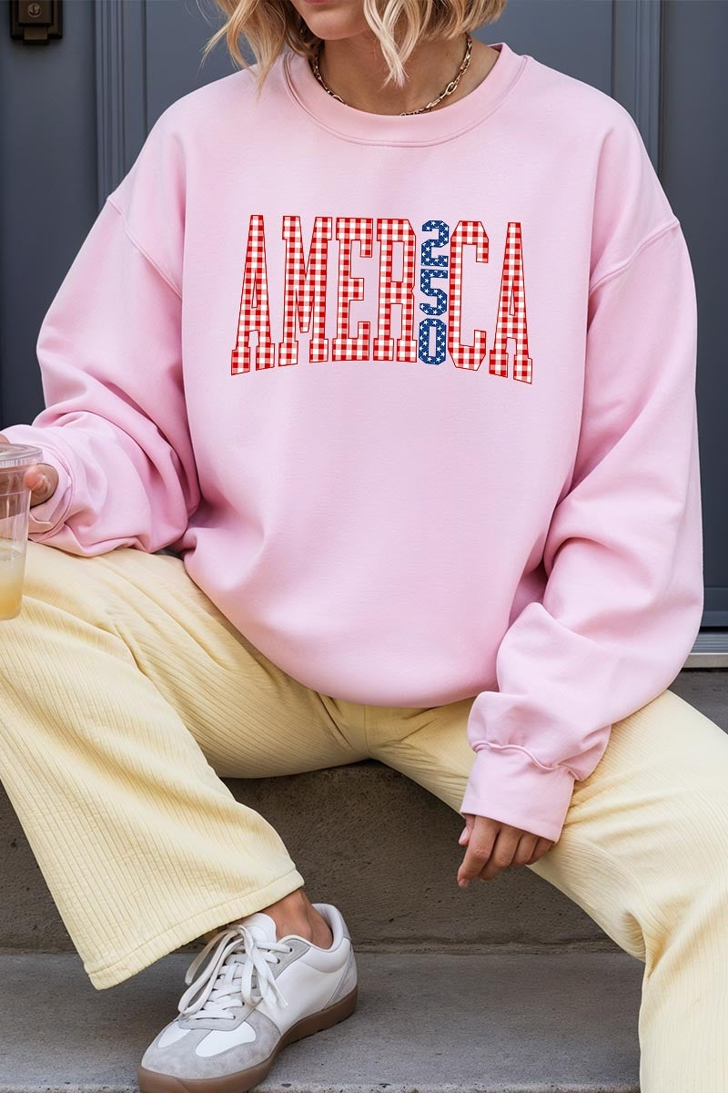 UL180-E3468 God Bless USA Graphic Sweatshirt $20
