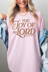 5000P-E3179 Joy of the Lord Graphic Plus Heavy Cotton Tee $12.75