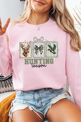 UL180-E3192 Deer & Duck Hunting Season Graphic Sweatshirt $20