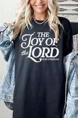 5000P-E3179 Joy of the Lord Graphic Plus Heavy Cotton Tee $12.75