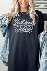 5000P-E3115 Y'all Need Jesus Graphic Plus Heavy Cotton Tee $12.75