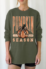 UL240-E3145 Pumpkin Season Graphic Long Sleeve Tee $13.75