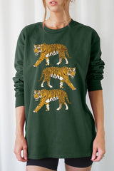 UL240-E3104 Retro Tigers Graphic Long Sleeve Tee $13.75