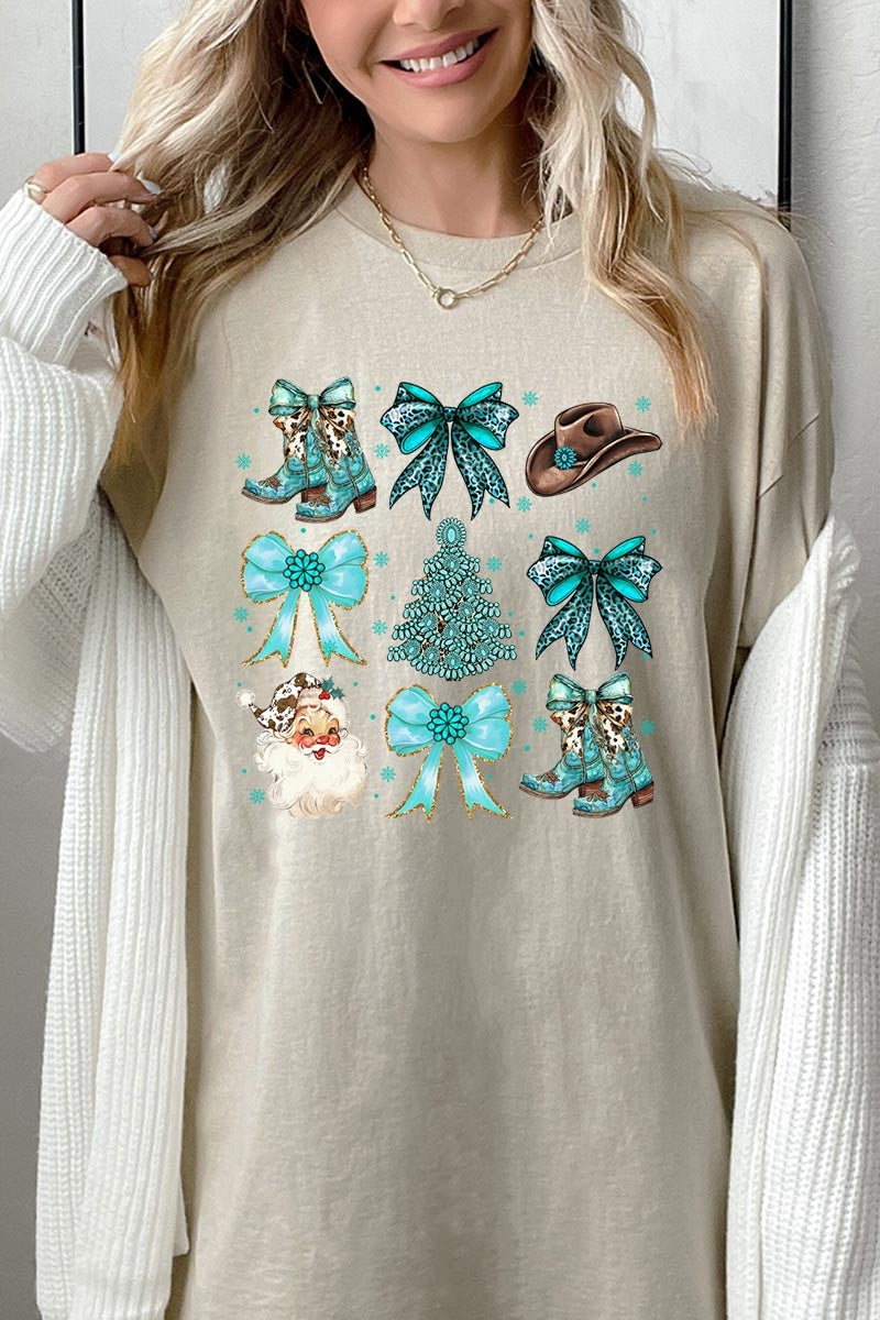 5000-E3180 Western Christmas Graphic Heavy Cotton Tee $9