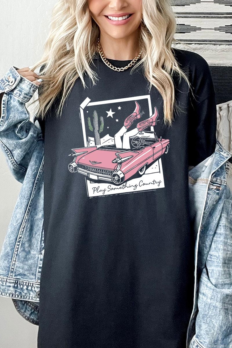 5000P-E3098 Play Something Country Plus Heavy Cotton Tee $12.75