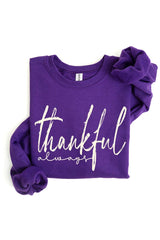UL180-E3170 Thankful Graphic Sweatshirt $20