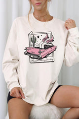 UL240-E3098 Play Something Country Graphic Long Sleeve Tee $13.75