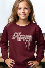 UL180B-E2843Z Amen Lace Kids Graphic Fleece Sweatshirt $20