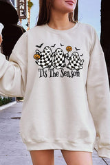 UL180P-E3124 Retro Ghosts Graphic Plus Sweatshirt $25