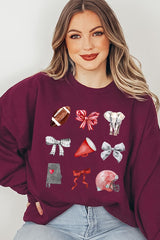 UL180P-E3076 Alabama Football Graphic Plus Sweatshirt $25