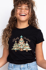 US3001Y-E3185Z Howdy Christmas Kids Graphic Tee $11