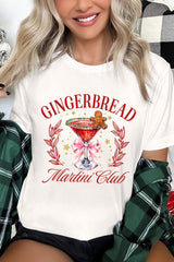 US3001-E3216 Gingerbread Martini Club Graphic Tee $12.5