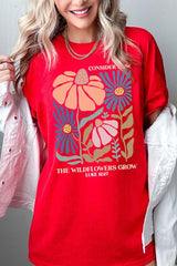 5000P-E3067 Consider the Wildflowers Graphic Plus Tee $12.75