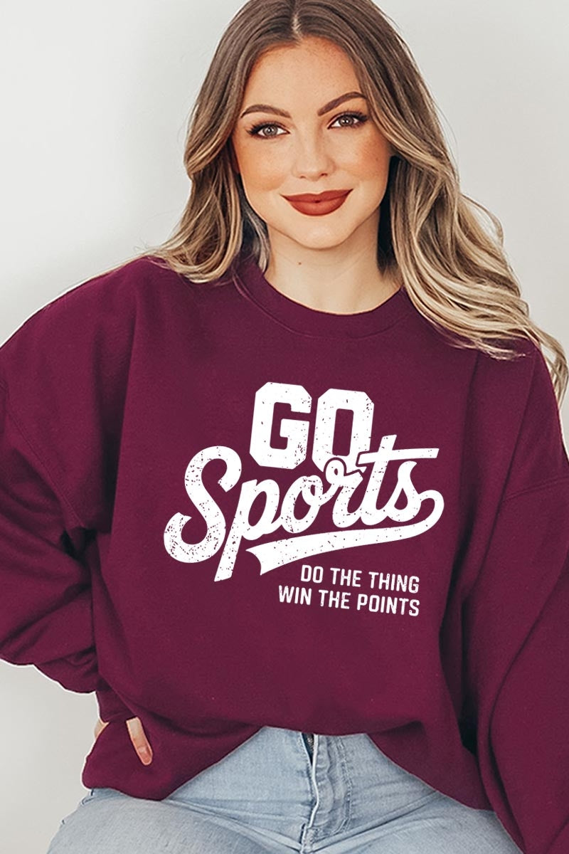 UL180P-E3103 Go Sports Graphic Plus Sweatshirt $25
