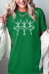 5000P-E3156 Halloween Ballerina Graphic Plus Heavy Cotton Tee $12.75