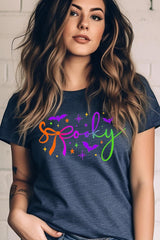 US3001P-E3109 Spooky Halloween Graphic Plus Tee $16