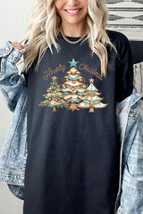 5000P-E3185 Howdy Christmas Graphic Plus Heavy Cotton Tee $12.75