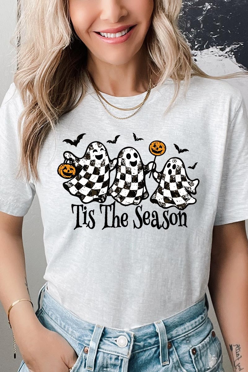 US3001P-E3124 Retro Ghosts Graphic Plus Tee $16