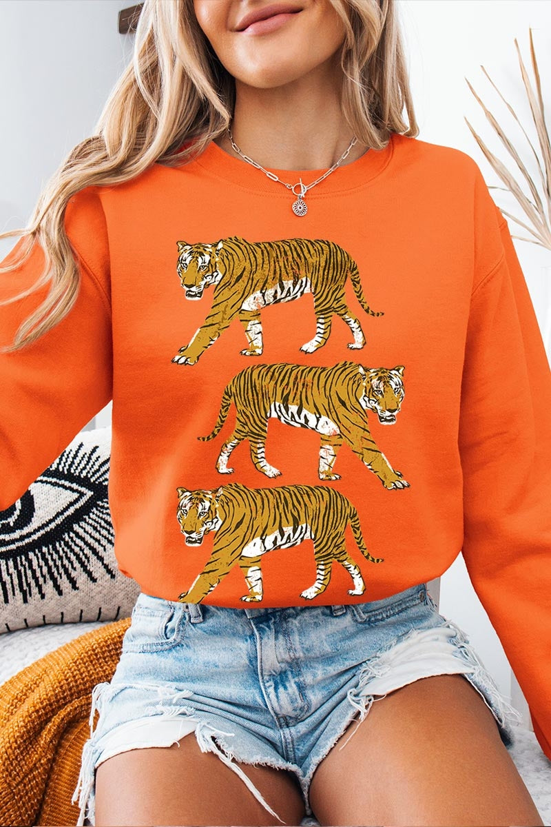 UL180P-E3104 Retro Tigers Graphic Plus Sweatshirt $25