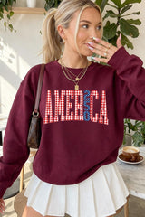 UL180-E3468 God Bless USA Graphic Sweatshirt $20