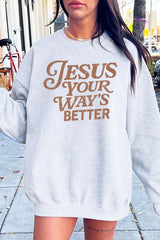 UL180-E3114 Christian Graphic Sweatshirt $20