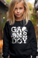 UL180B-E3073Z Distressed Game Day Kids Graphic Sweatshirt $20