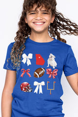 US3001Y-E3080Z Georgia Football Kids Graphic Tee $11