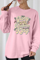 UL240P-E3220 Glory to the Newborn King Graphic Plus Long Sleeve Tee $17