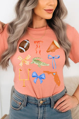 US3001P-E3078 Florida Football Graphic Plus Tee $16