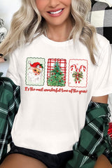 US3001-E3201 Most Wonderful Time Graphic Tee $12.5