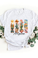 US3001-E3061AZ Arizona State Brushstroke Graphic Tee $12.5