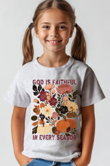 US3001Y-E3171Z Faithful In Every Season Kids Graphic Tee $11