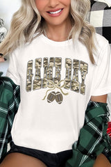 US3001-E3131 Football Game Day Camo Graphic Tee $12.5