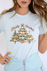 US3001-E3185 Howdy Christmas Graphic Tee $12.5