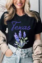 US3001-E3060 Texas Bluebonnet Graphic Tee $12.5