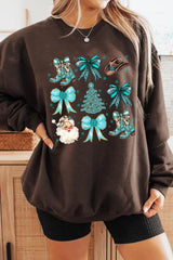 UL180-E3180 Western Christmas Graphic Sweatshirt $20