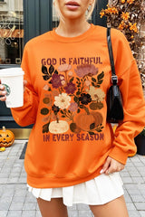 UL180P-E3171 Faithful In Every Season Graphic Plus Sweatshirt $25