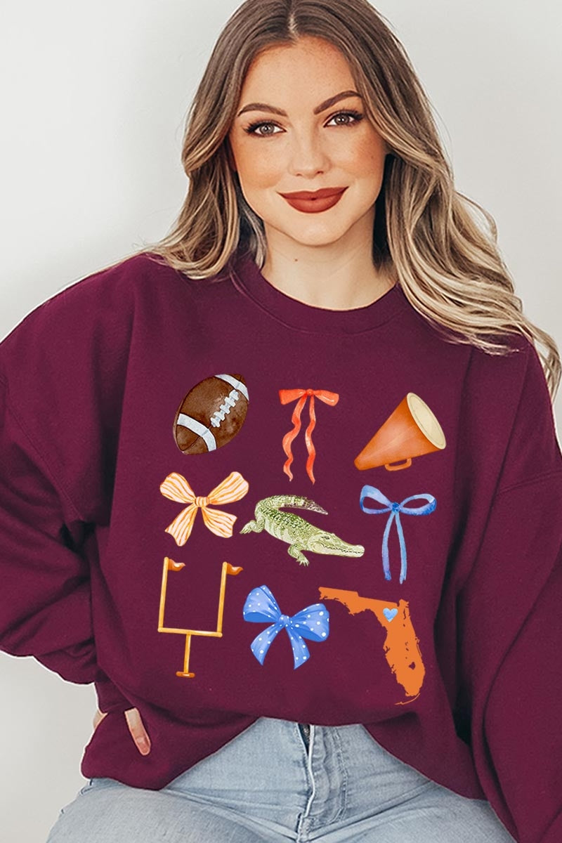 UL180-E3078 Florida Football Graphic Sweatshirt $20