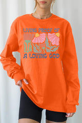 UL240P-E3066 Living Proof of a Loving God Plus Long Sleeve Tee $17