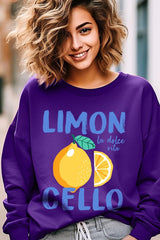 UL180-E3056 Limoncello Graphic Sweatshirt $20