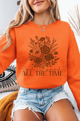 UL180-E3116 God Is Good Floral Graphic Sweatshirt $20