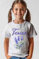 US3001Y-E3060Z Texas Bluebonnet Kids Graphic Tee $11