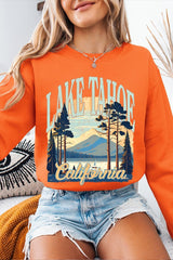 UL180P-E3059 Lake Tahoe Graphic Plus Sweatshirt $25