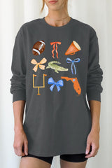 UL240-E3078 Florida Football Graphic Long Sleeve Tee $13.75