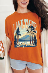 5000P-E3059 Lake Tahoe Graphic Plus Heavy Cotton Tee $12.75