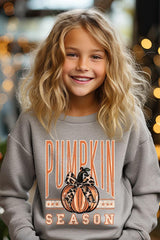 UL180B-E3145Z Pumpkin Season Kids Graphic Sweatshirt $20