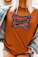 US3001P-E3144 Itu2019s pumpkin time Graphic Plus Tee $16