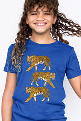 US3001Y-E3104Z Retro Tigers Kids Graphic Tee $11