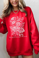 UL180-E3155 Neutral Thanksgiving Graphic Sweatshirt $20