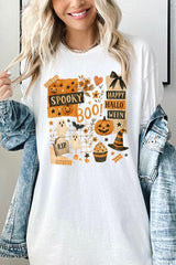 5000-E3084 Halloween collage Graphic Heavy Cotton Tee $9
